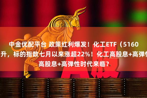 中金优配平台 政策红利爆发！化工ETF（516020）下探回升，标的指数七月以来涨超22%！化工高股息+高弹性时代来临？