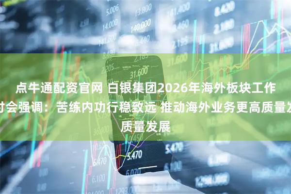点牛通配资官网 白银集团2026年海外板块工作研讨会强调:苦练内功行稳致远 推动海外业务更高质量发展