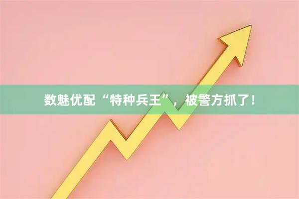 数魅优配 “特种兵王”，被警方抓了！